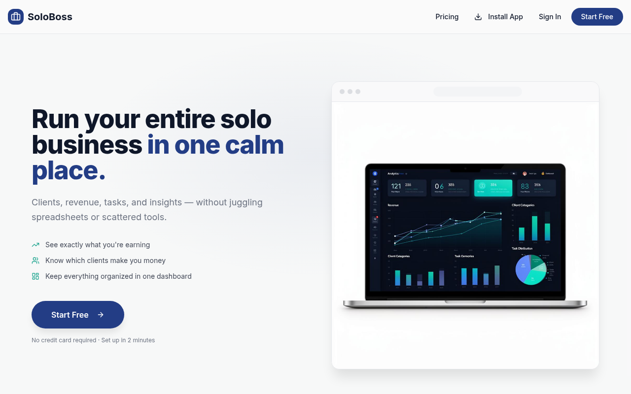 SoloBoss screenshot